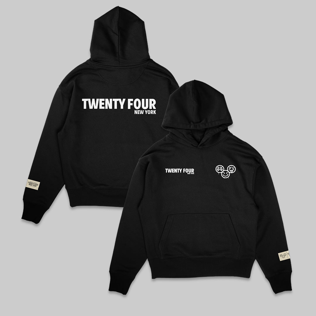 Twenty Four Classic Embossed Hoodie