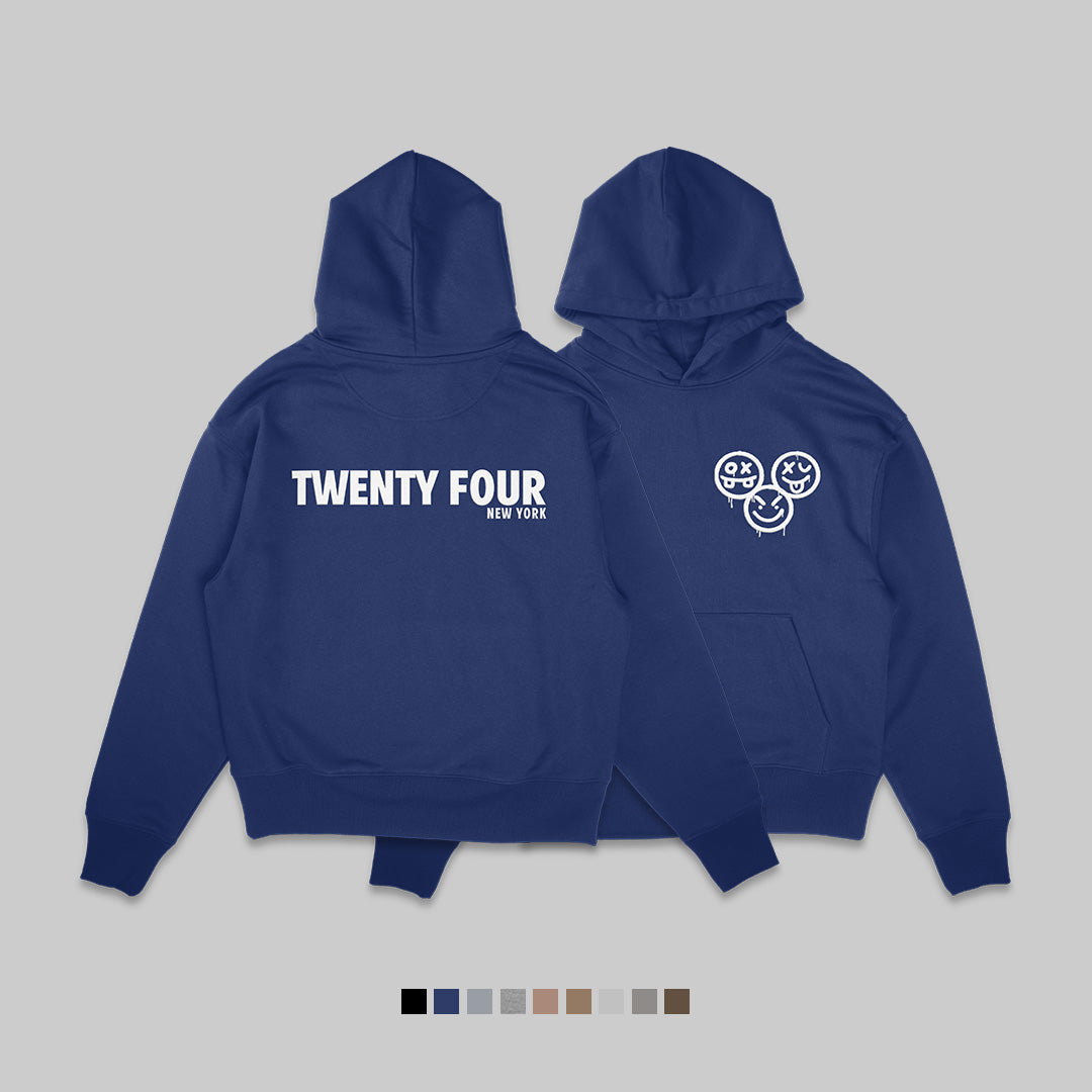 Twenty Four Classic Embossed Hoodie