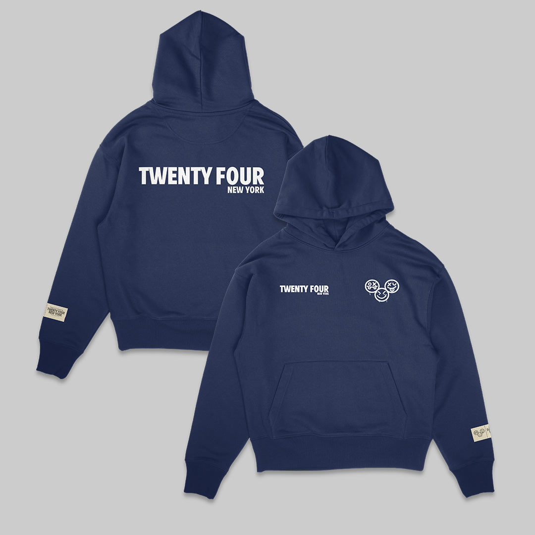 Twenty Four Classic Embossed Hoodie
