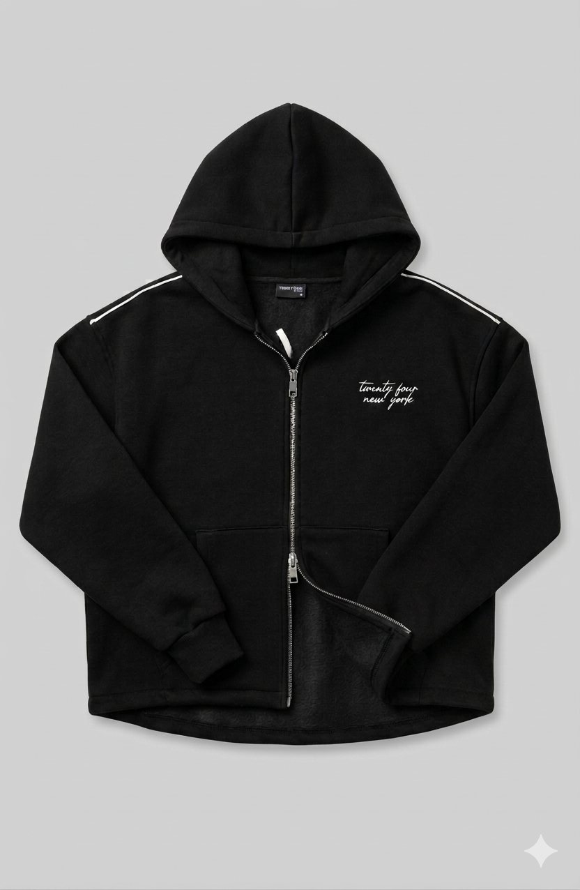 Twenty Four Double Zip Hoodie