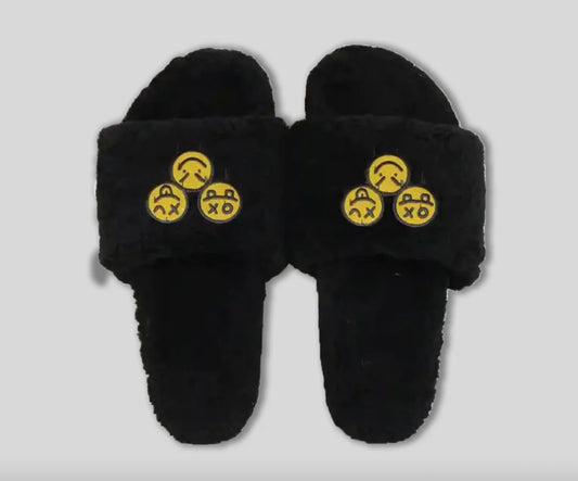 TwentyFourNewYork Fleece Slides