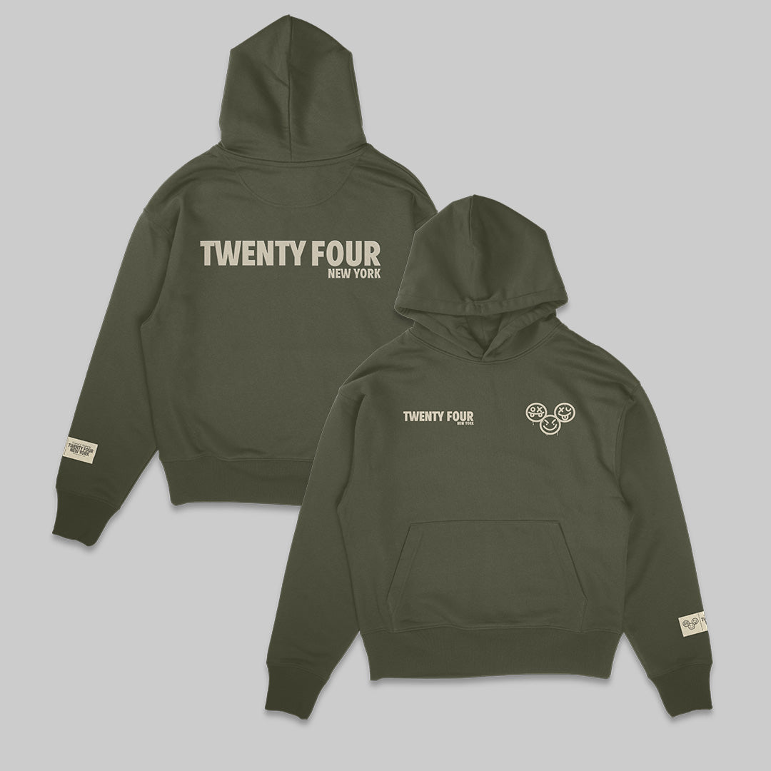 Twenty Four Classic Embossed Hoodie