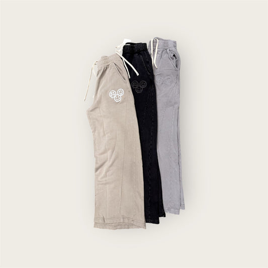 Twenty Four Embroidered Flared Sweatpants