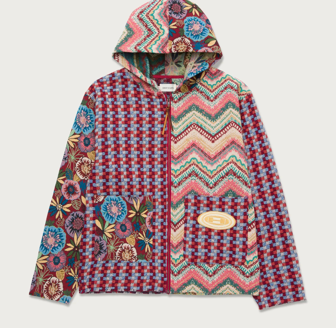 Honor The Gift Tapestry Zip Up