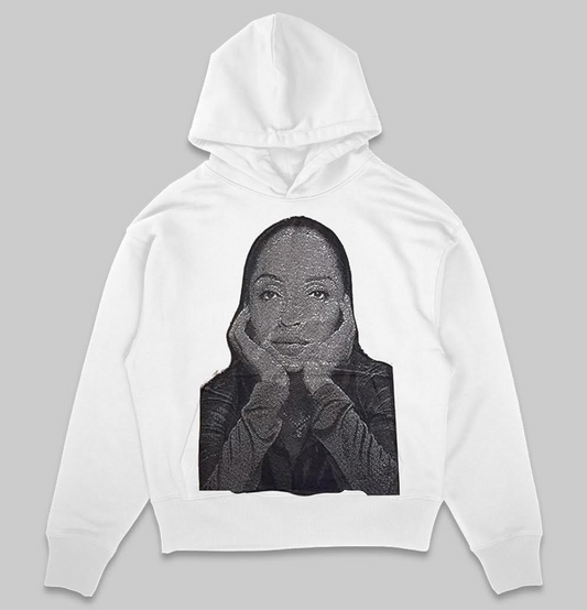 White Sade Tapestry Hoodie