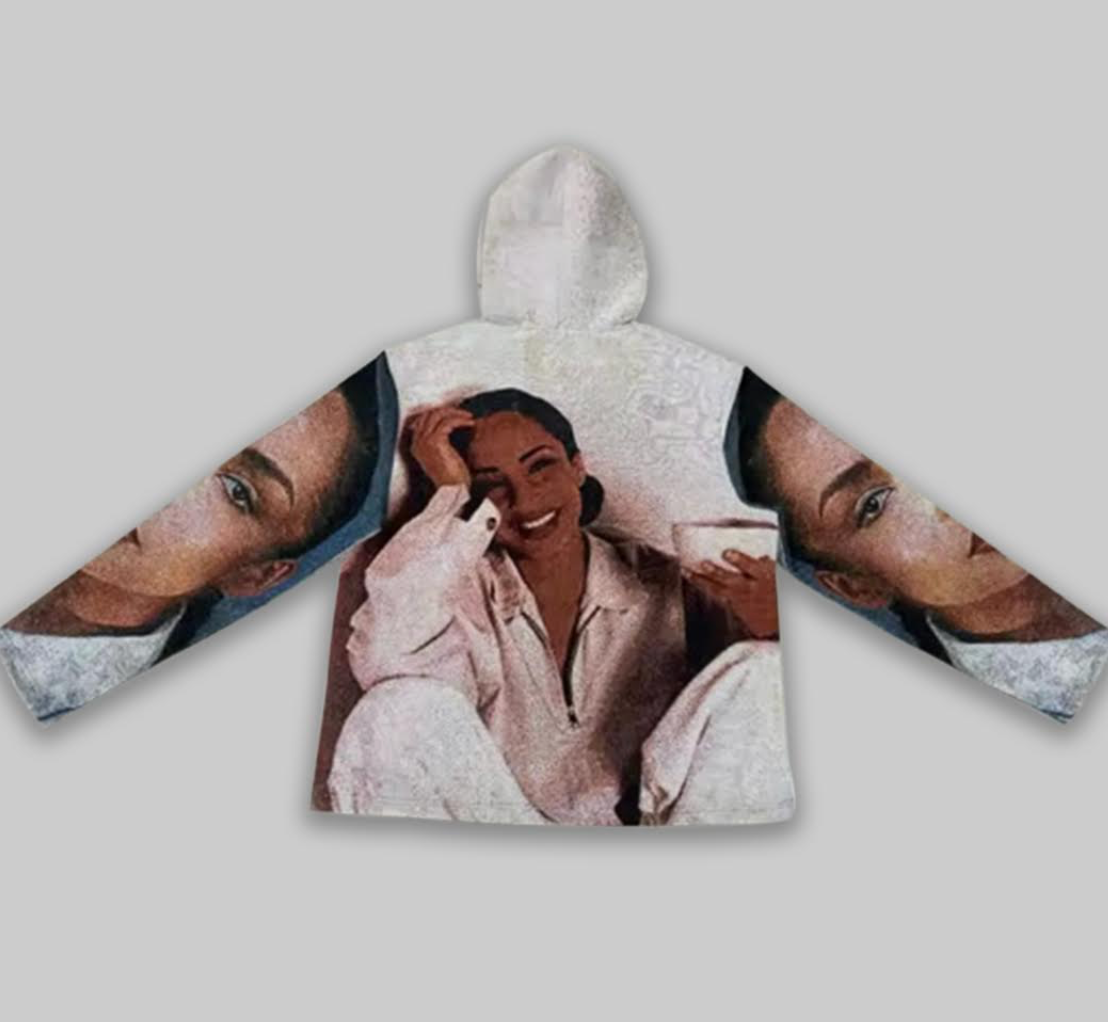 TwentyFour Sade Collage Tapestry Hoodie