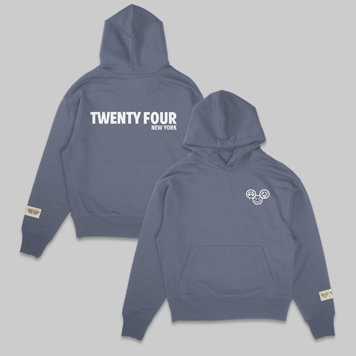 Twenty Four Classic Embossed Hoodie