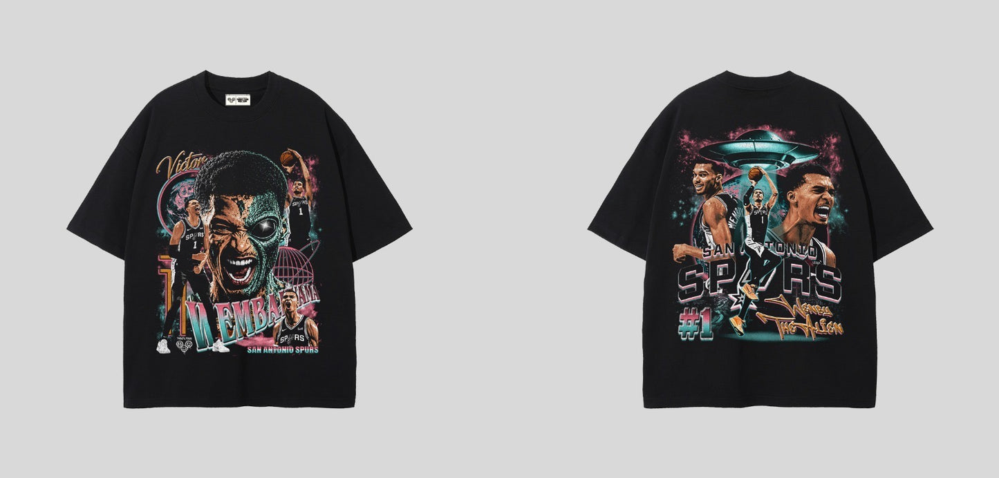 Wembanyama Alien Graphic Tee