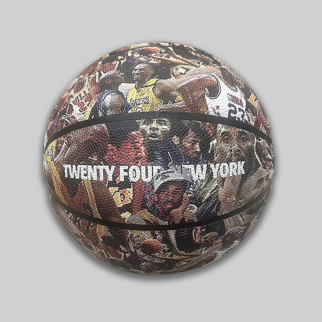 Twenty Four Basketballs