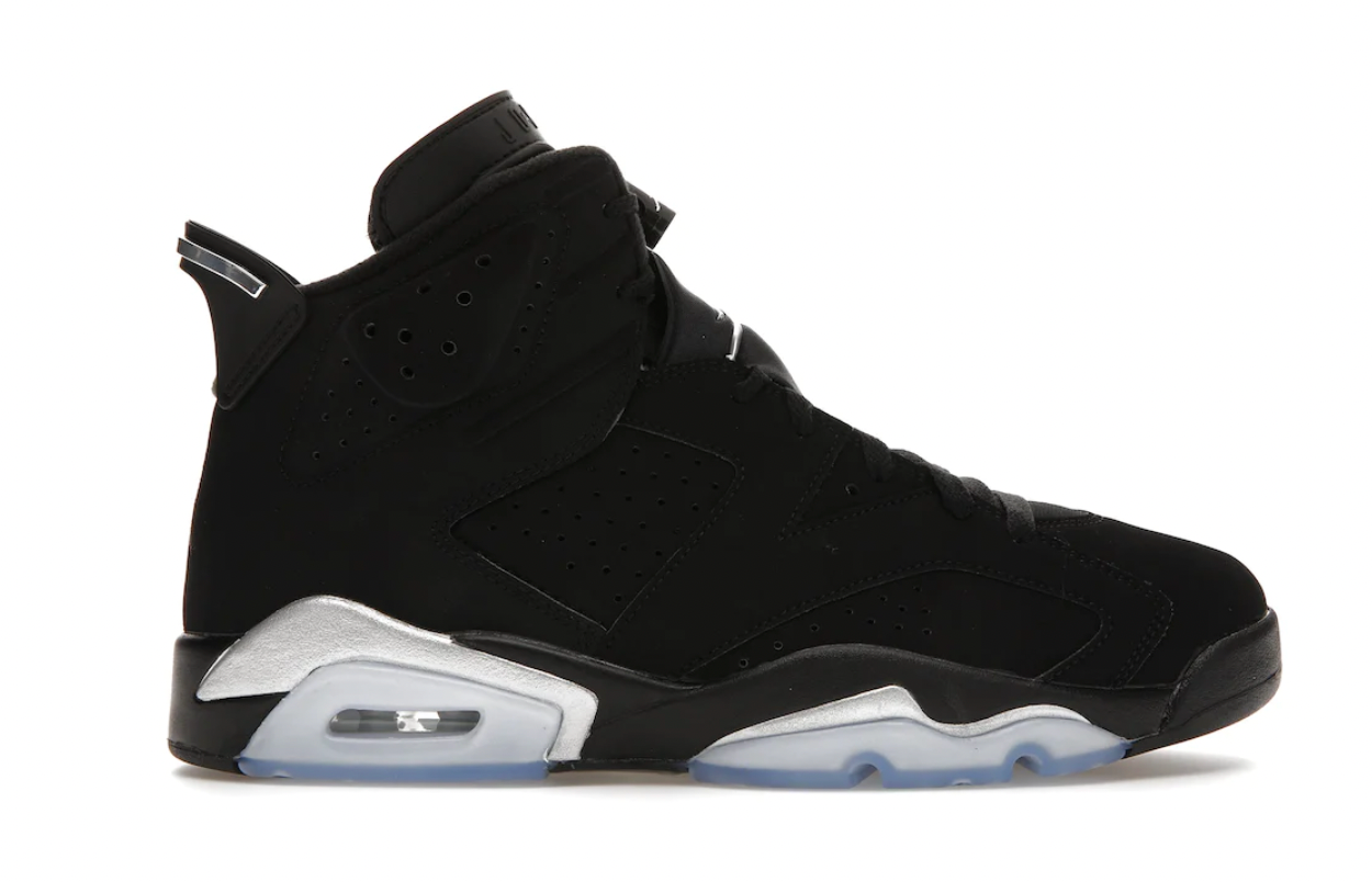 Jordan 6 Retro Chrome Metallic Silver
