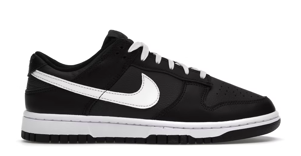 靴 Nike Dunk Low \"Black/White\" Nike Dunk Low Black White On Foot Detailed Review - YouTube