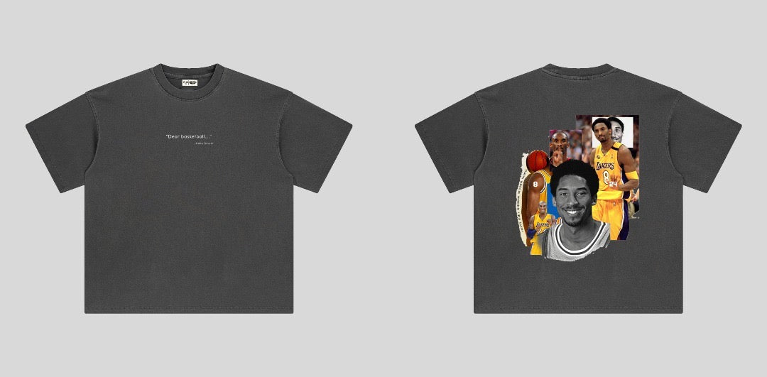 Oversized Dear Basketball Tee