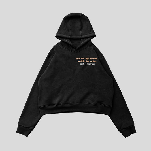 me and my homies watch the wnba hoodie (pre-order)