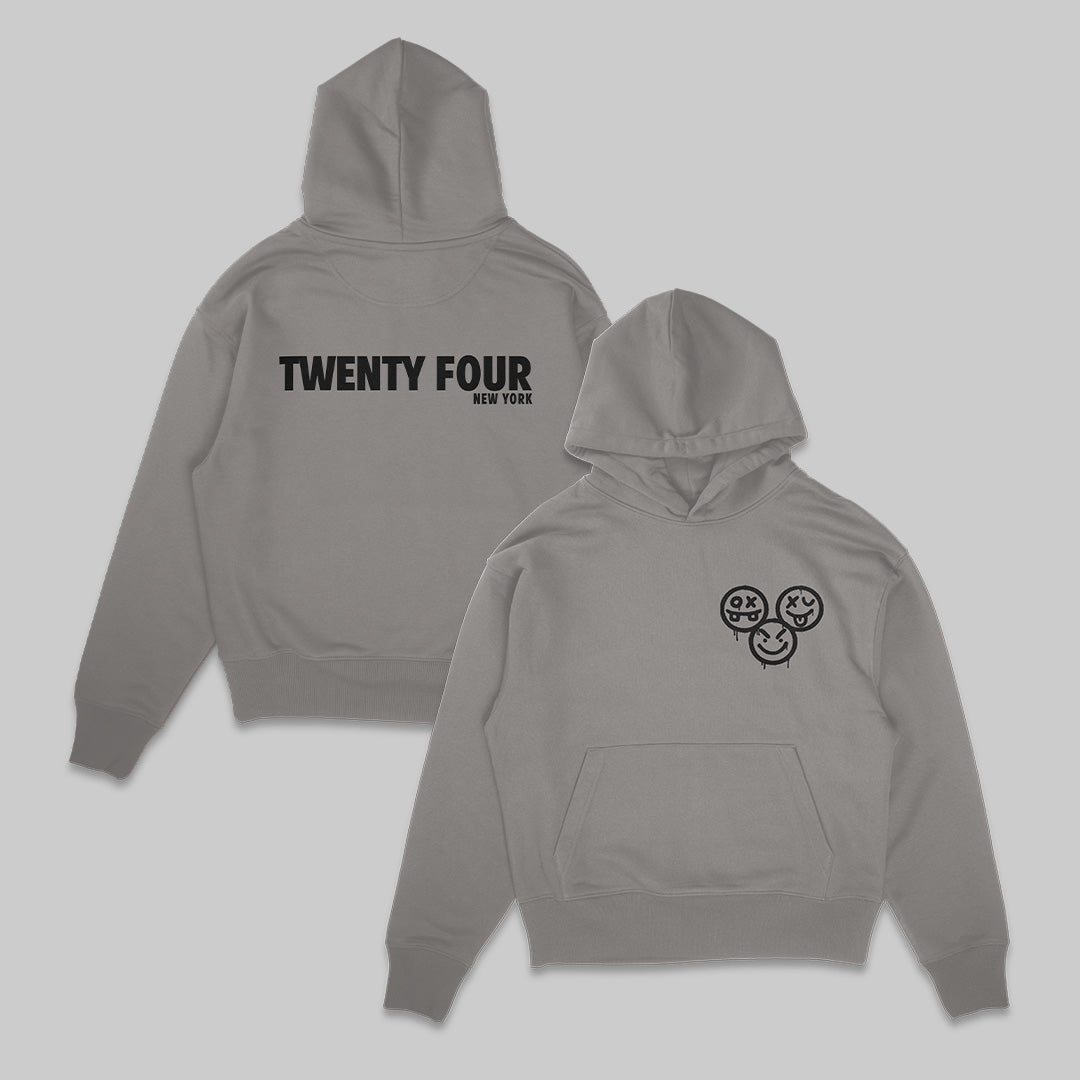 Twenty Four Classic Embossed Hoodie