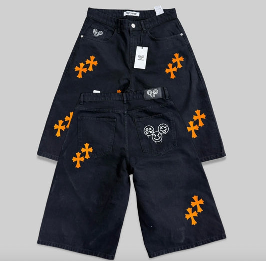Twenty Four Black Denim Shorts
