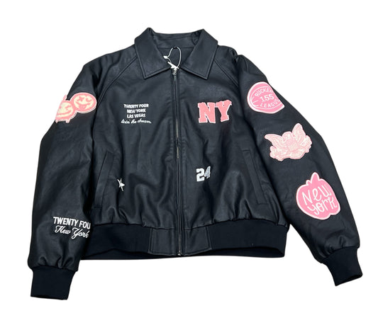 Women's Twenty Four "Heart NY" Letterman