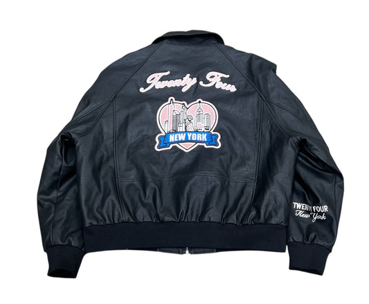 Women's Twenty Four "Heart NY" Letterman