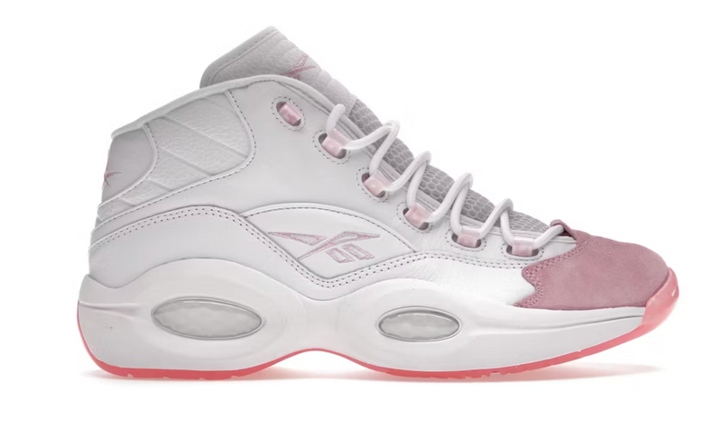 Reebok Question Mid Pink Toe (Used/No Box) (Nina)