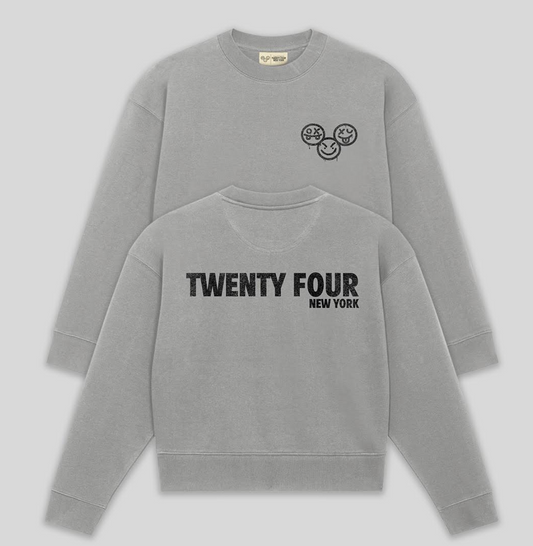 Twenty Four Cropped Crewneck Sweatshirt