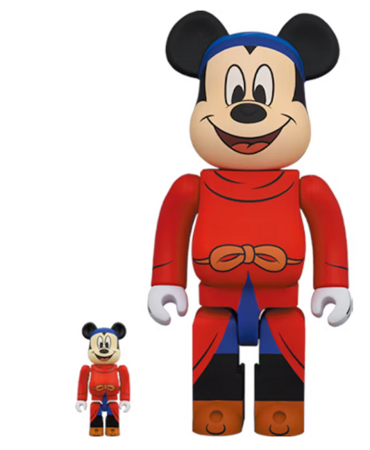 Bearbrick Fantasia Mickey 100% & 400% set