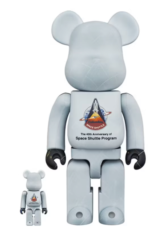 Bearbrick Space Shuttle 100% & 400% Set