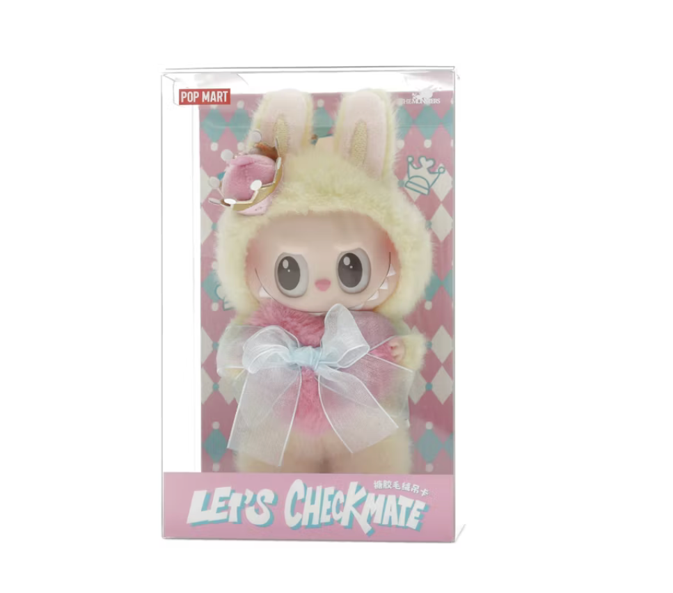 Pop Mart Labubu The Monsters Let's Checkmate Series Vinyl Plush Hanging Card