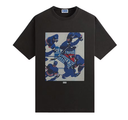 Kith x New York Rangers On Ice Vintage Tee