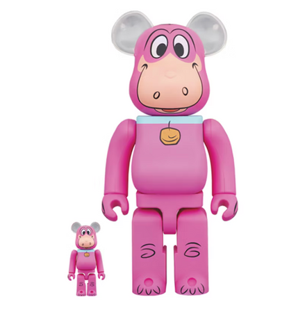 Bearbrick x The Flintstones Dino 100% & 400% Set