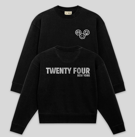 Twenty Four Cropped Crewneck Sweatshirt