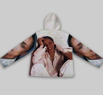 TwentyFour Sade Collage Tapestry Hoodie
