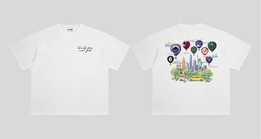 Twenty Four Cursive NY Teams Tee