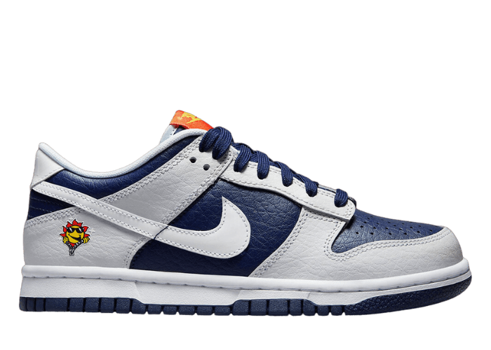 Dunk Low "Photon Dust/Midnight Navy " UV REACTIVE (GS) (471)