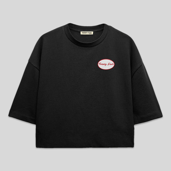 Twenty Four Embroidered Patch Tee