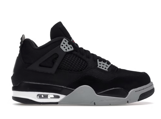Jordan 4 Black Canvas (378)