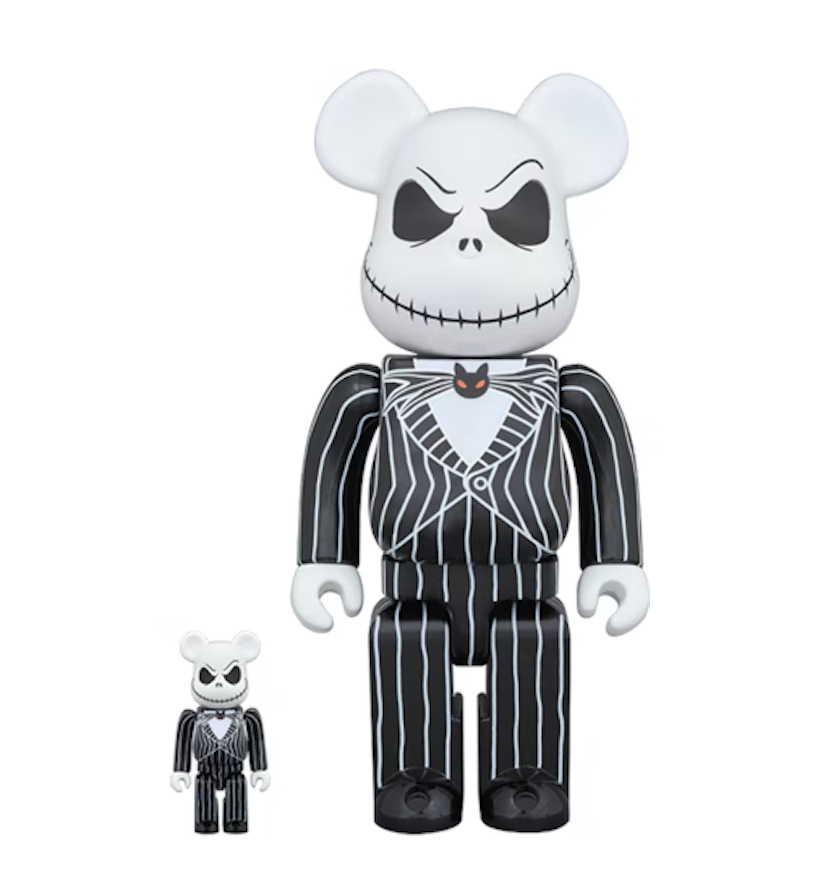 Bearbrick Jack Skellington 100% & 400% Set