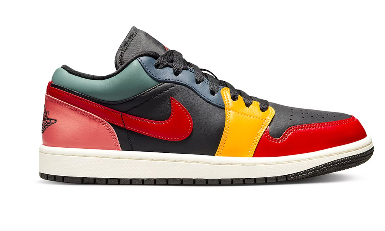 Air Jordan 1 Low SE Black Multi-Color (W) (375)