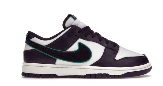 Nike Dunk Low Chenille Swoosh Sail Grand Purple (690)