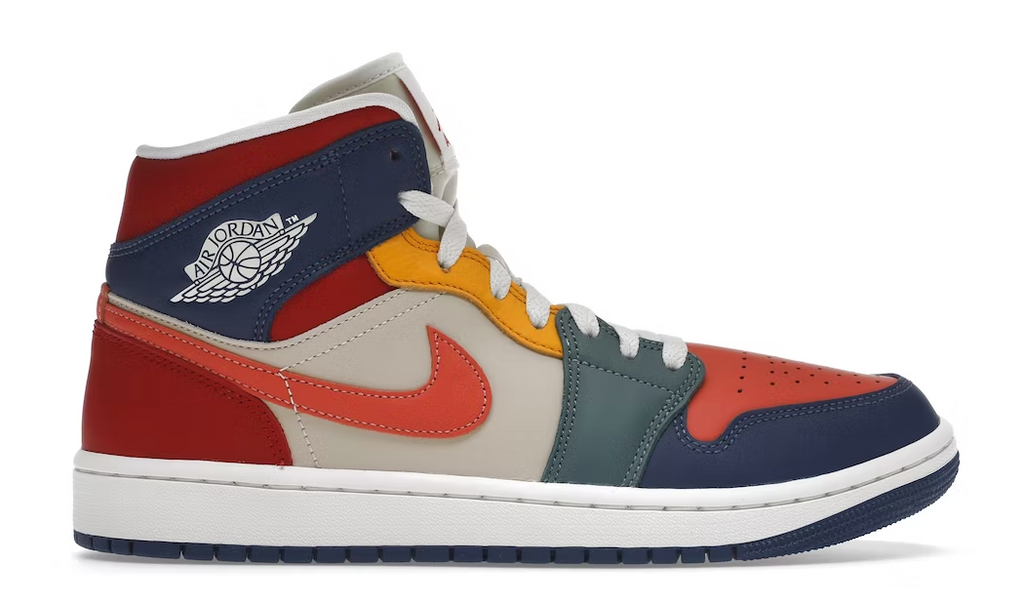 Jordan 1 Mid SE Multi Color W CHASE RETURN Twenty Four New York
