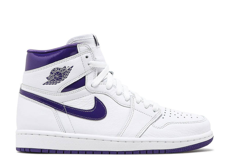 Jordan 1 Retro High Court Purple White (W) (351)